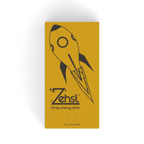Zehst Honey box – 20 natural energy honey sachets